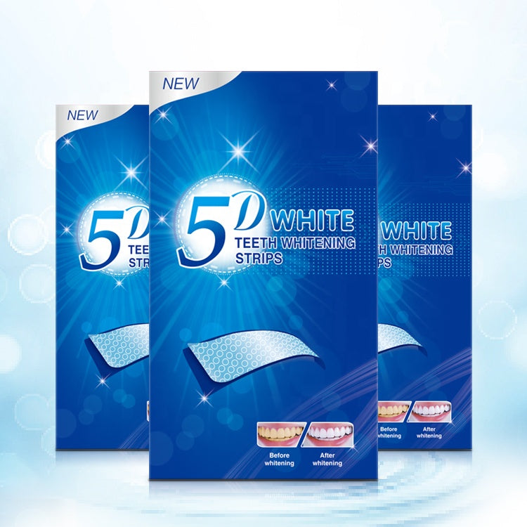Bandes blanchissantes naturelles rapide  des dents, sans peroxyde